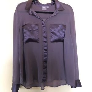 💜 ASOS Curve Sheer Blouse 💜